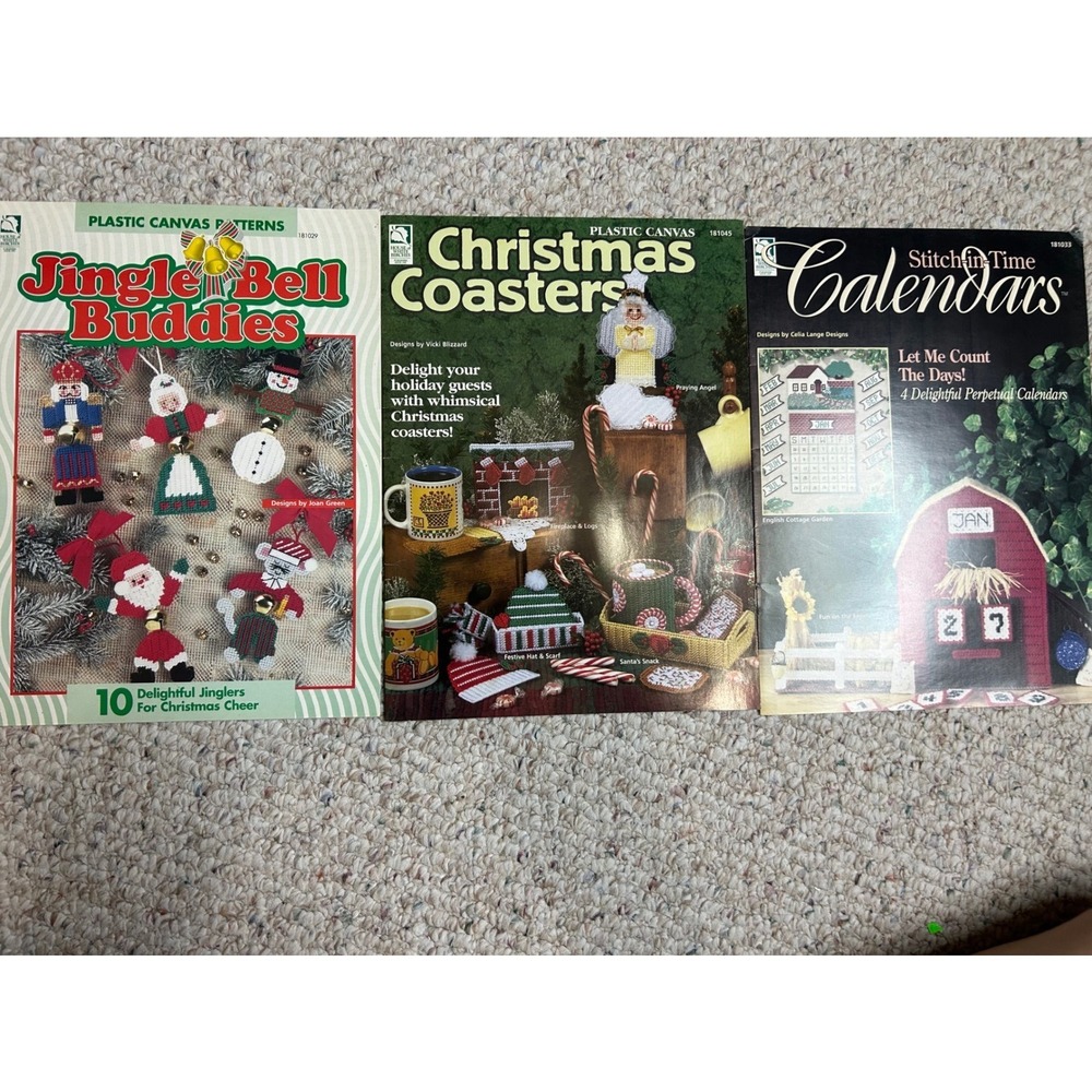 Vintage Christmas Craft‎ Patterns Jingle Bell Buddies Coasters Calendars